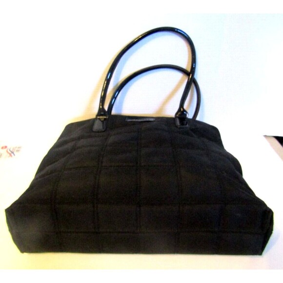 Givenchy Tote Bag Large Black Quilted Purse Shoulder Bag Parfums - Picture 5 of 6